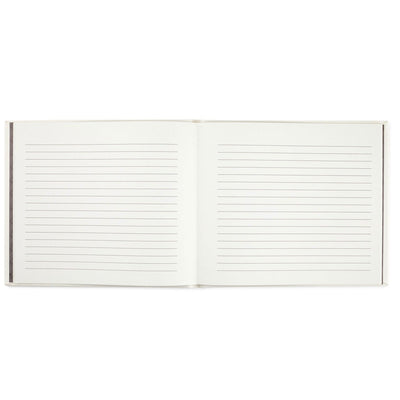 Ivory Botanical Pattern Guest Book
