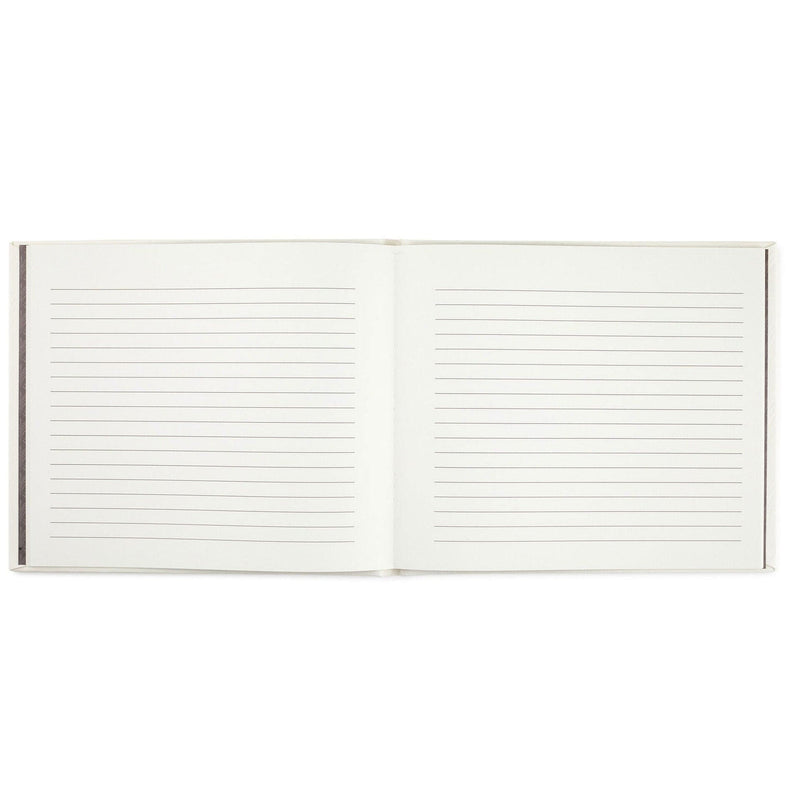 Ivory Botanical Pattern Guest Book