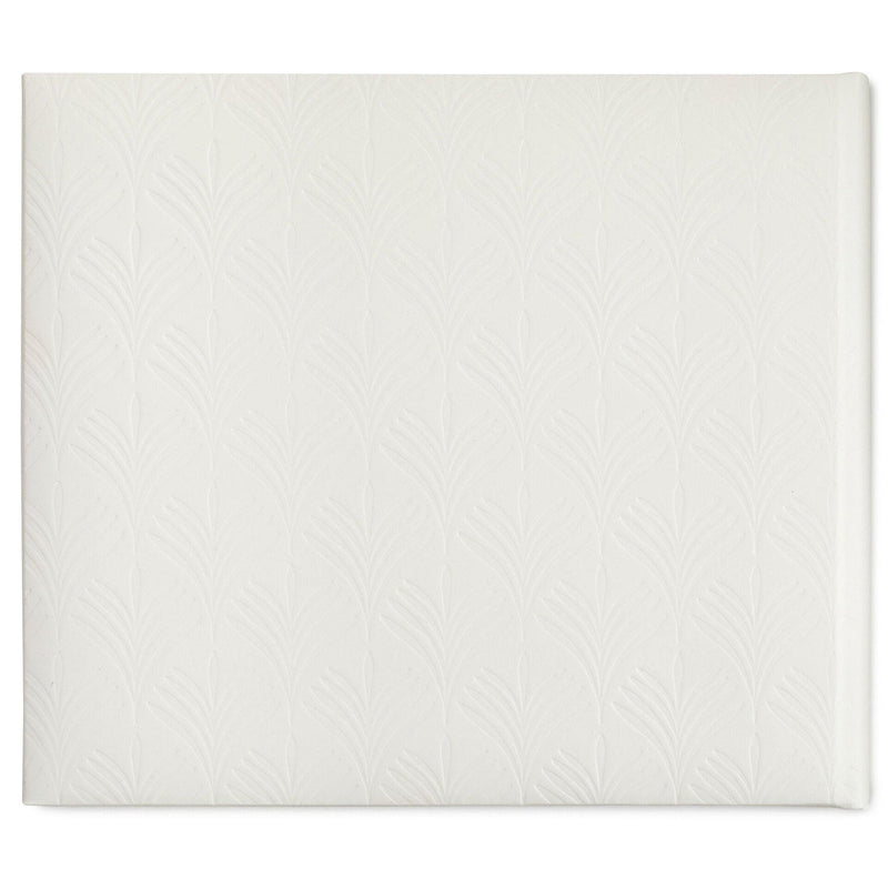 Ivory Botanical Pattern Guest Book