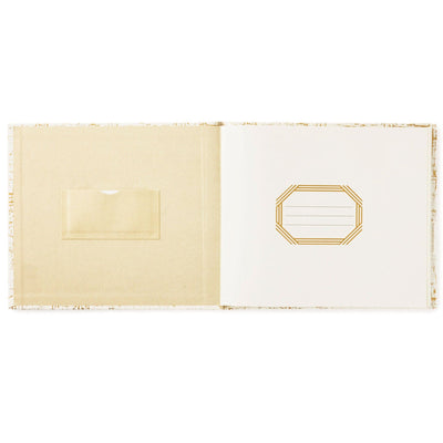 Ivory and Gold Guest Book