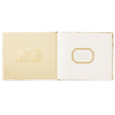Ivory and Gold Guest Book