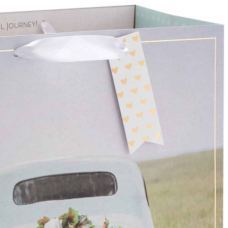 Just Married Large Wedding Gift Bag 13"