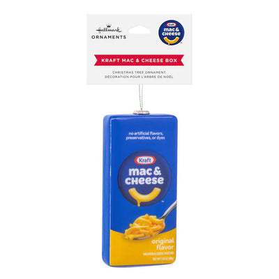 Kraft Mac & Cheese Box Shatterproof Ornament