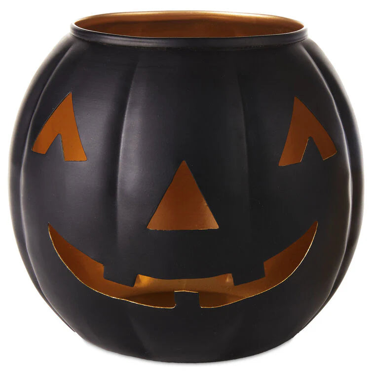 Large Black Metal Jack-o&
