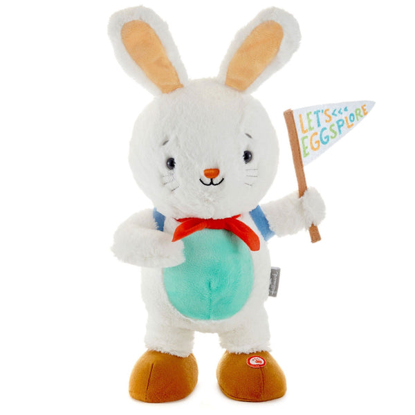 Hallmark Let's Eggs-plore Singing Bunny Plush With Motion, 15