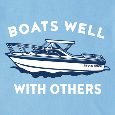 Men's Boats Well With Others Crusher Tee