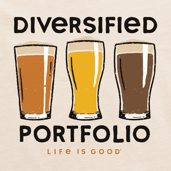 Diversified Portfolio Beer Short Sleeve Tee, Men&
