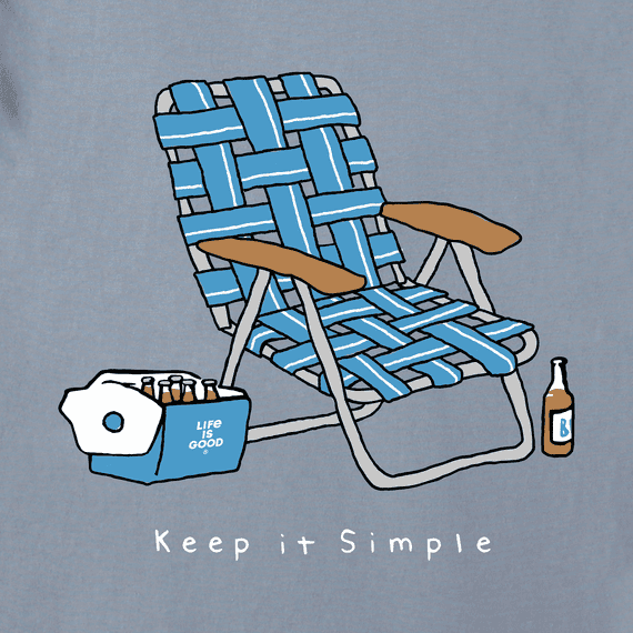Keep it Simple Chair Short Sleeve Tee Men&