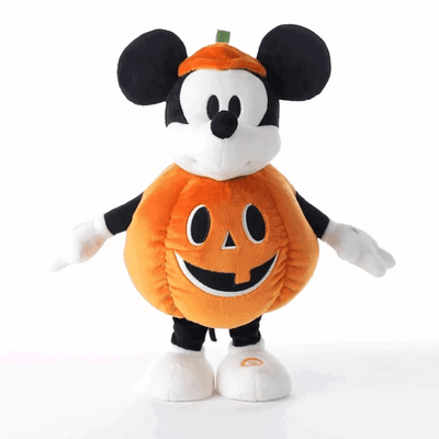 Disney Jack-o'-Lantern Mickey Mouse Plush With Sound and Motion, 12.5"
