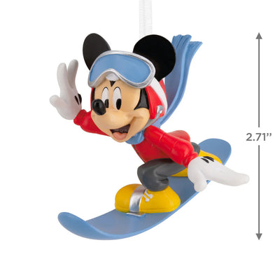 Disney Mickey Mouse Snowboarding Ornament