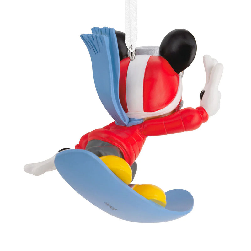 Disney Mickey Mouse Snowboarding Ornament