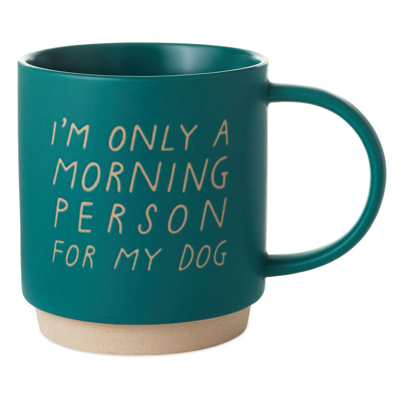 Morning Person for My Dog Mug, 16 oz.