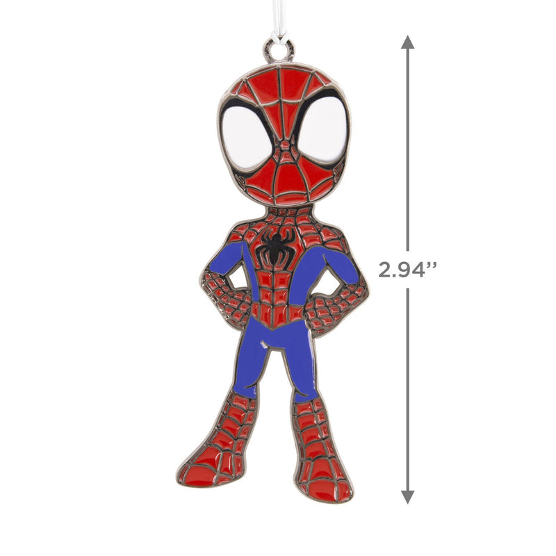 Marvel Spidey and his Amazing Friends Spidey Moving Metal Hallmark Ornament