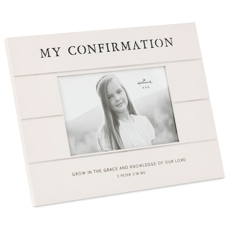 My Confirmation Frame, a special frame to commemorate a confirmation day with a faith-based message and space for a cherished photo.

