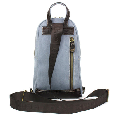 Canvas Sling Bag- Turtle Indigo