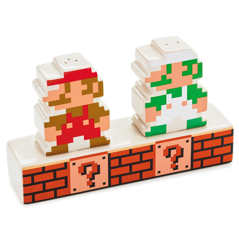 Nintendo Super Mario Bros.® Mario and Luigi Salt and Pepper Shakers, Set of 3