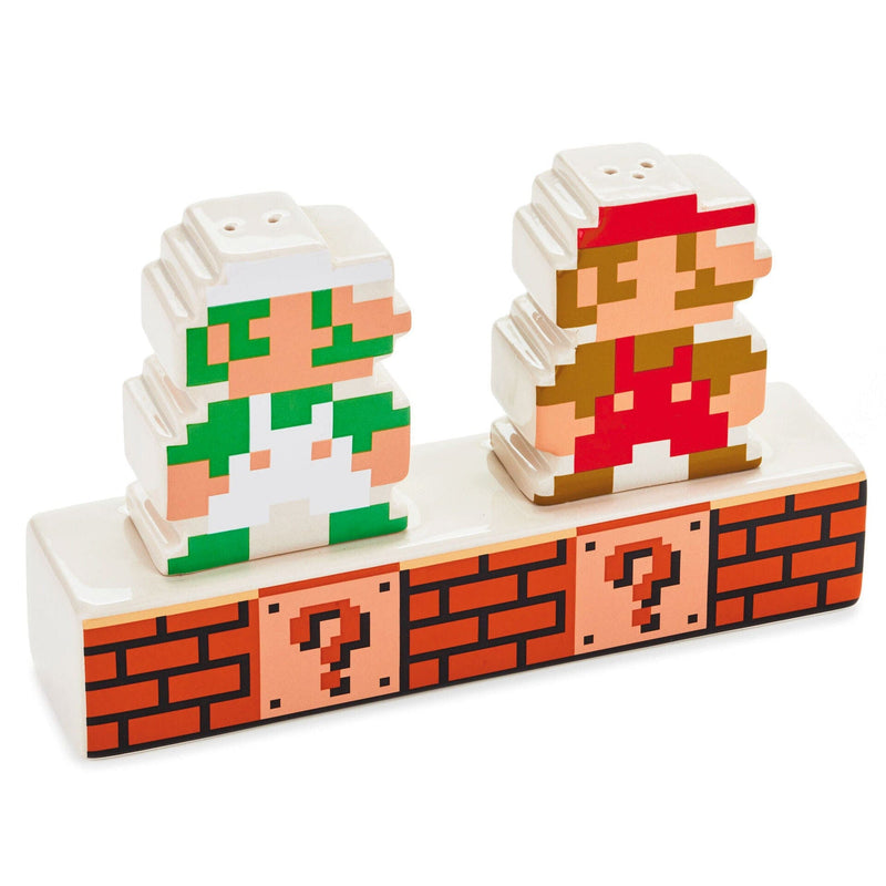 Nintendo Super Mario Bros.® Mario and Luigi Salt and Pepper Shakers, Set of 3