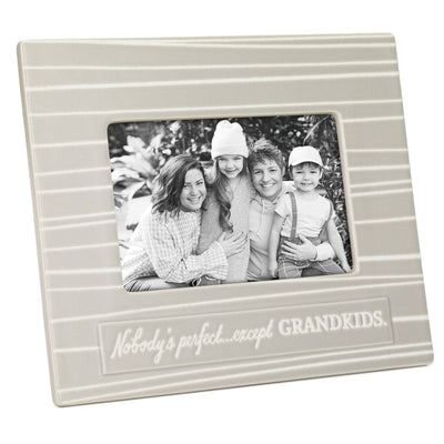 Nobody's Perfect Except Grandkids Picture Frame, 4x6