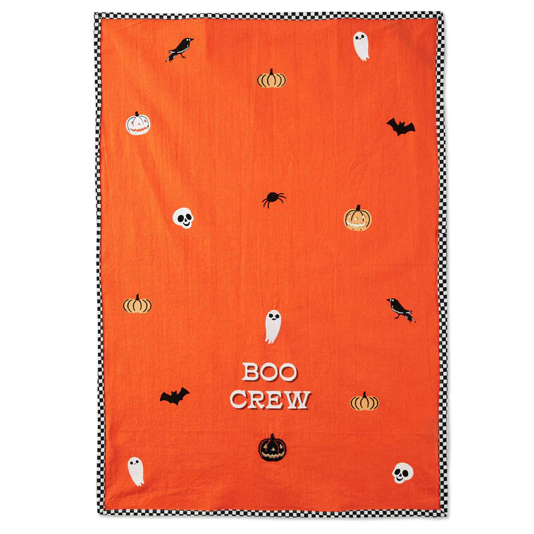 Boo Crew Halloween Tea Towel, 18x24
