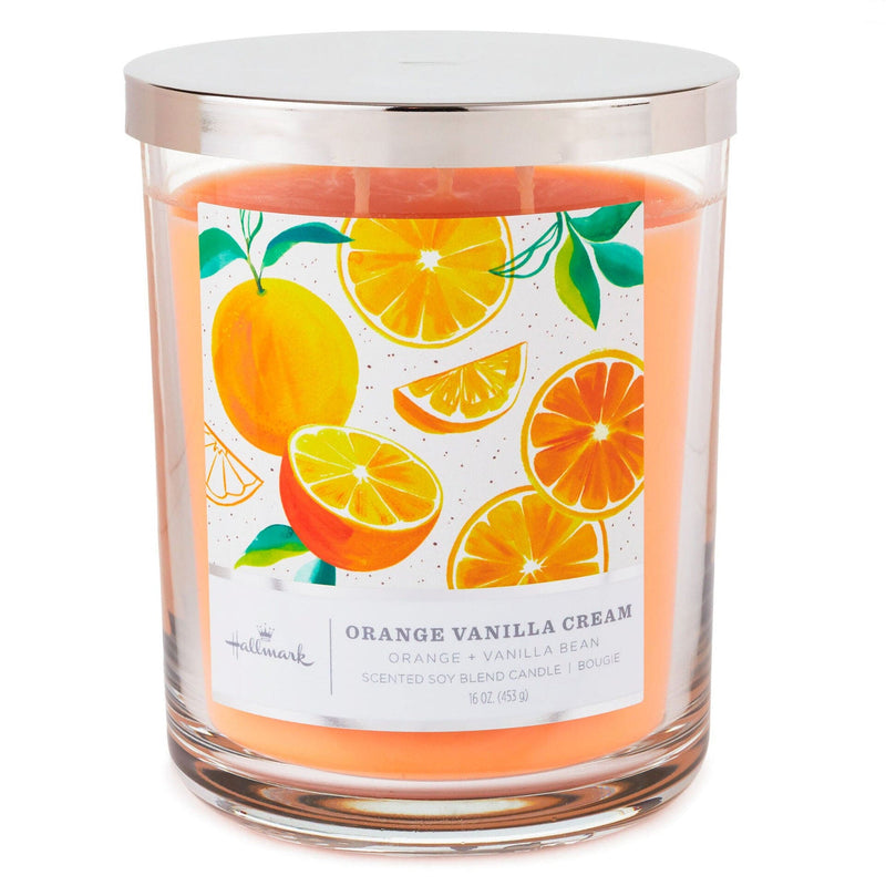 Orange Vanilla Cream 3-Wick Jar Candle, 16 oz.
