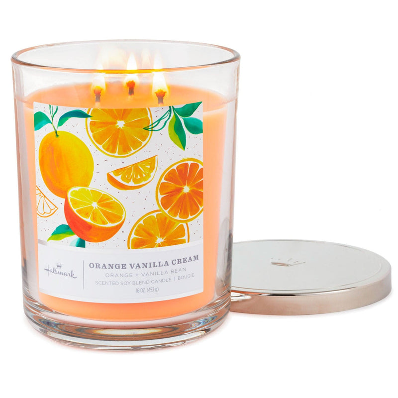 Orange Vanilla Cream 3-Wick Jar Candle, 16 oz.
