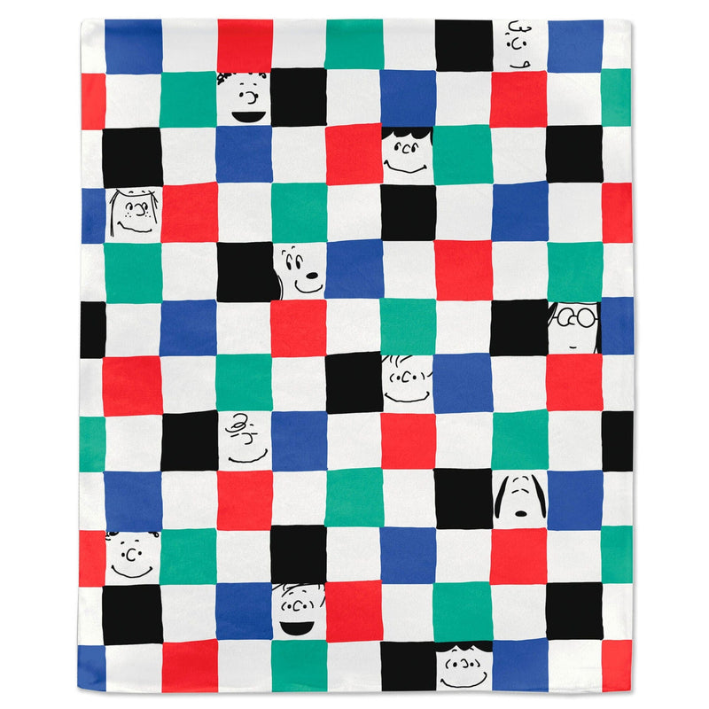 Peanuts® Gang Checkered Throw Blanket, 50x60