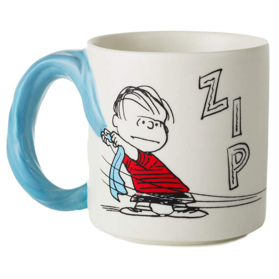 Peanuts Linus and Snoopy Dimensional Blanket Mug, 17 oz.