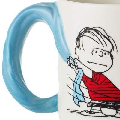 Peanuts Linus and Snoopy Dimensional Blanket Mug, 17 oz.