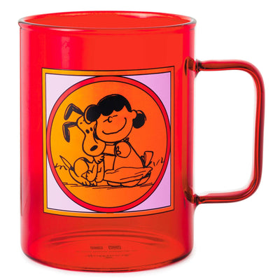 Peanuts® Happiness Is a Warm Puppy Glass Mug, 20 oz.