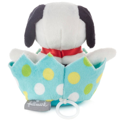 Peanuts Zip-Along Snoopy in Egg Easter Plush, 4"