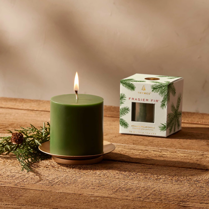 Frasier Fir Pillar Candle - 3X3