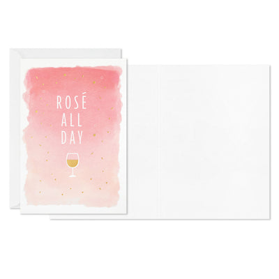 Hallmark blank cards boxed set with pink watercolor designs, brushstrokes, florals, gold foil accents, pack of 12
