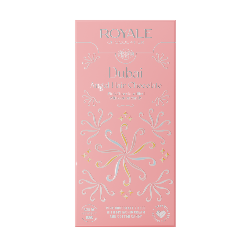 Dubai Angel Hair Pink Chocolate