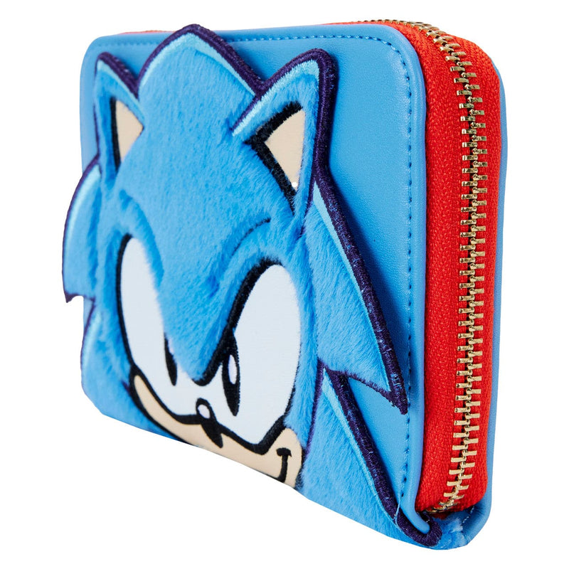 Sonic the Hedgehog Classic Cosplay Plush Zip Around Wallet
