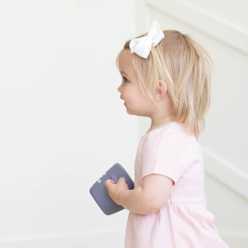 Bella Tunno Baby Got Snacks Happy Snacker with snap-tight lid and soft silicone opening, perfect for little hands .