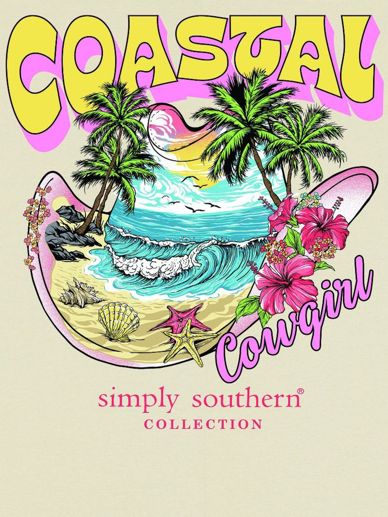 Coastal Cowgirl Tee - Tan
