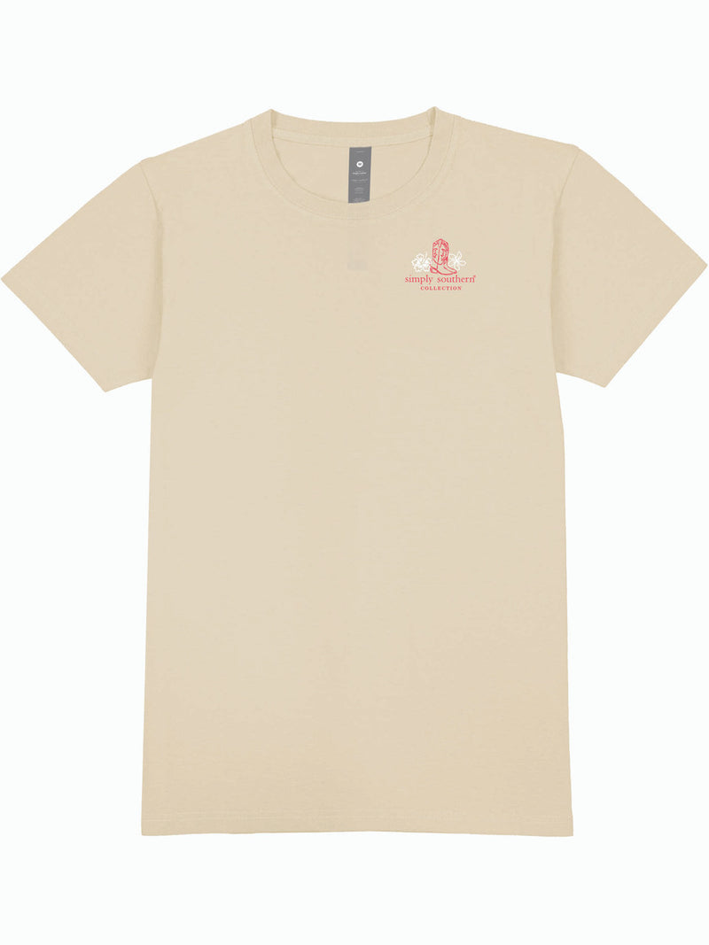 Coastal Cowgirl Tee - Tan