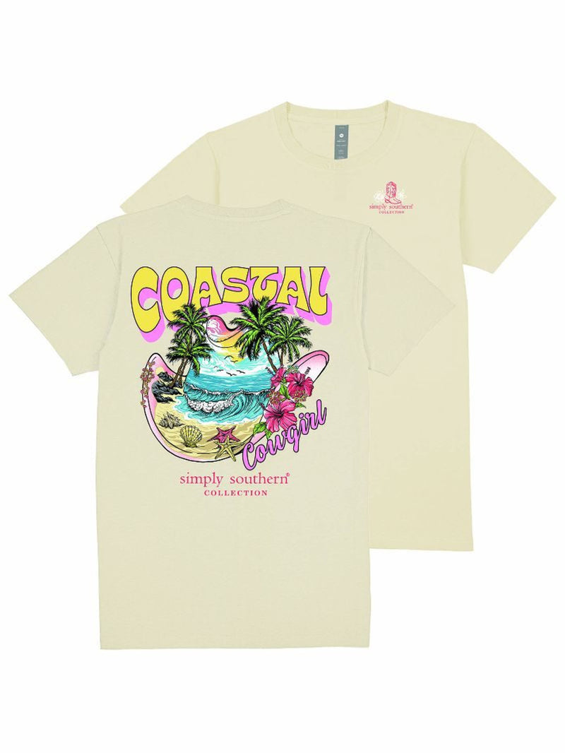 Coastal Cowgirl Tee - Tan