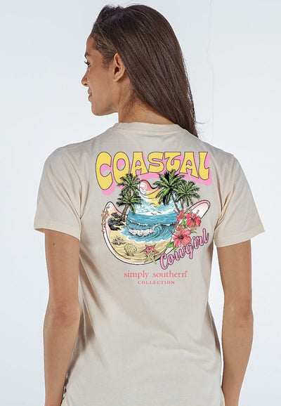 Coastal Cowgirl Tee - Tan