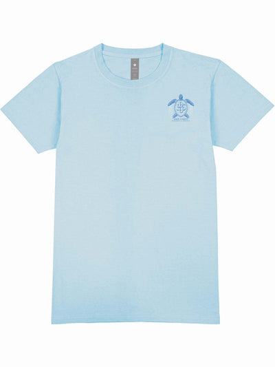 Turtle & Shells Tee - Ice Blue