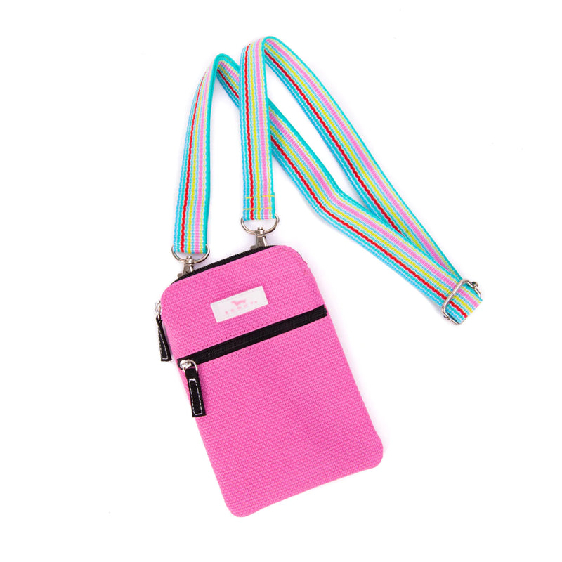 Poly Pocket Crossbody Bag- Pink Lemonade