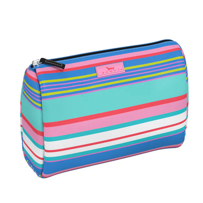 Summer Friyay medium toiletry bag with slim profile, interior slip pocket, and room for full-size bottles and a hairbrush.