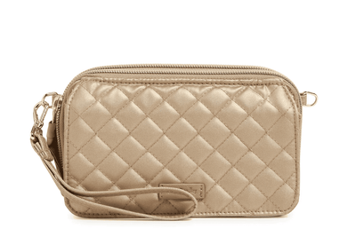 RFID All in One Crossbody - Champagne Gold Pearl