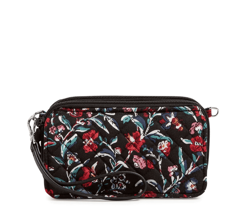 RFID All in One Crossbody - Perennials Noir