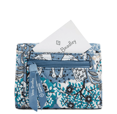 RFID Riley Compact Wallet - Enchantment Blue