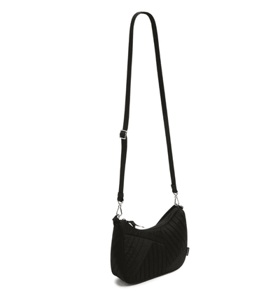 Frannie Mini Crescent Crossbody - Black