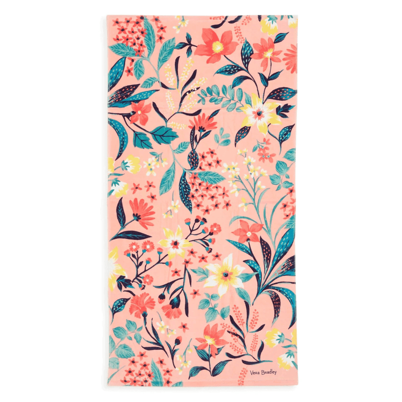 Beach Towel - Paradise Bright Coral