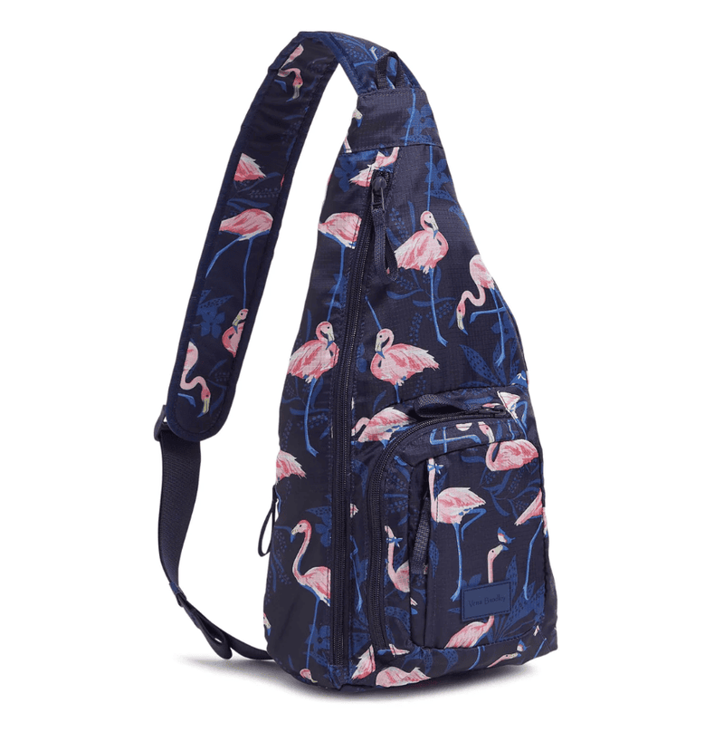 Sling Backpack - Flamingo Party