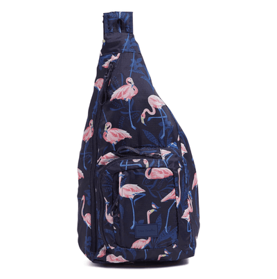 Sling Backpack - Flamingo Party