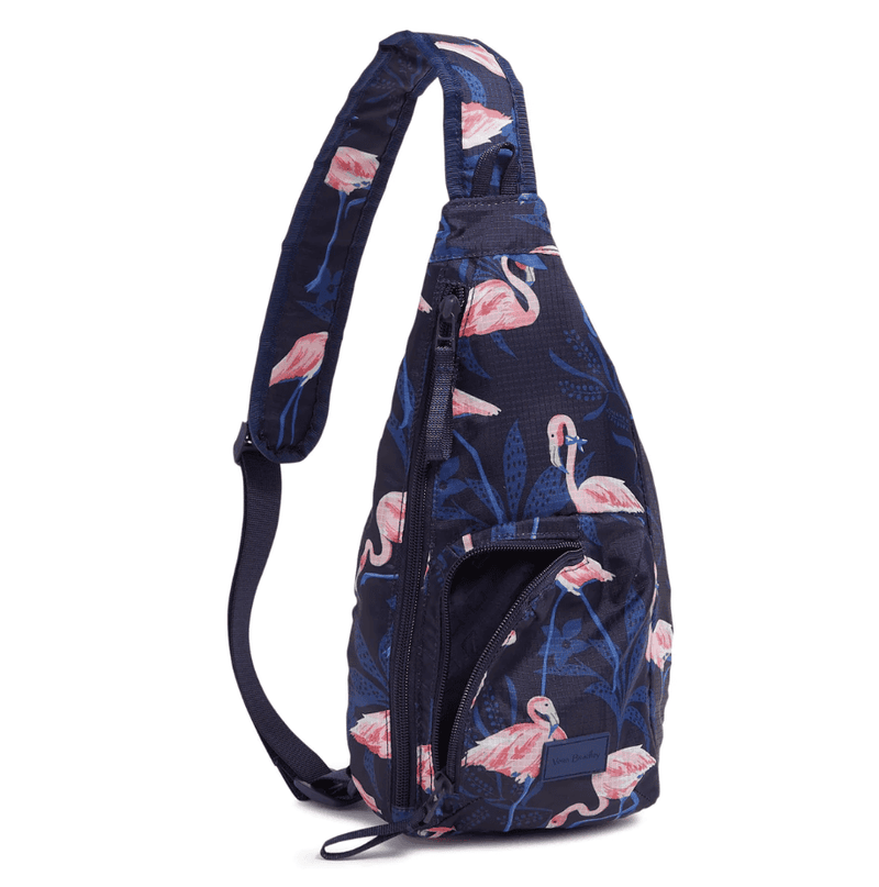 Mini Sling Backpack - Flamingo Party